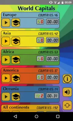 Capitals of the World android App screenshot 14