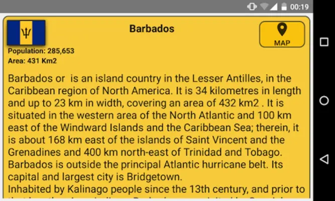 Capitals of the World android App screenshot 1