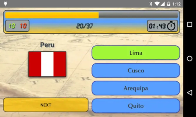 Capitals of the World android App screenshot 7